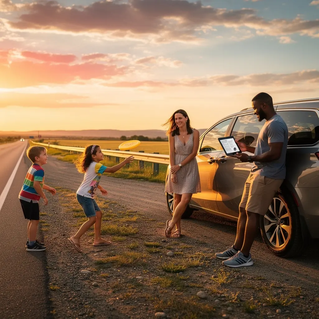 Polisa ubezpieczeniowa samochodu z ochroną kierowcy i pasażerów.