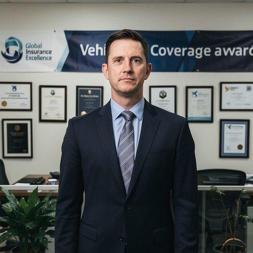 Znak drogowy z informacją o ubezpieczeniu pojazdu, symbolizujący odpowiedzialność kierowcy.